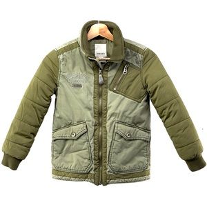 Diesel Olive Green Padded Kids Jacket